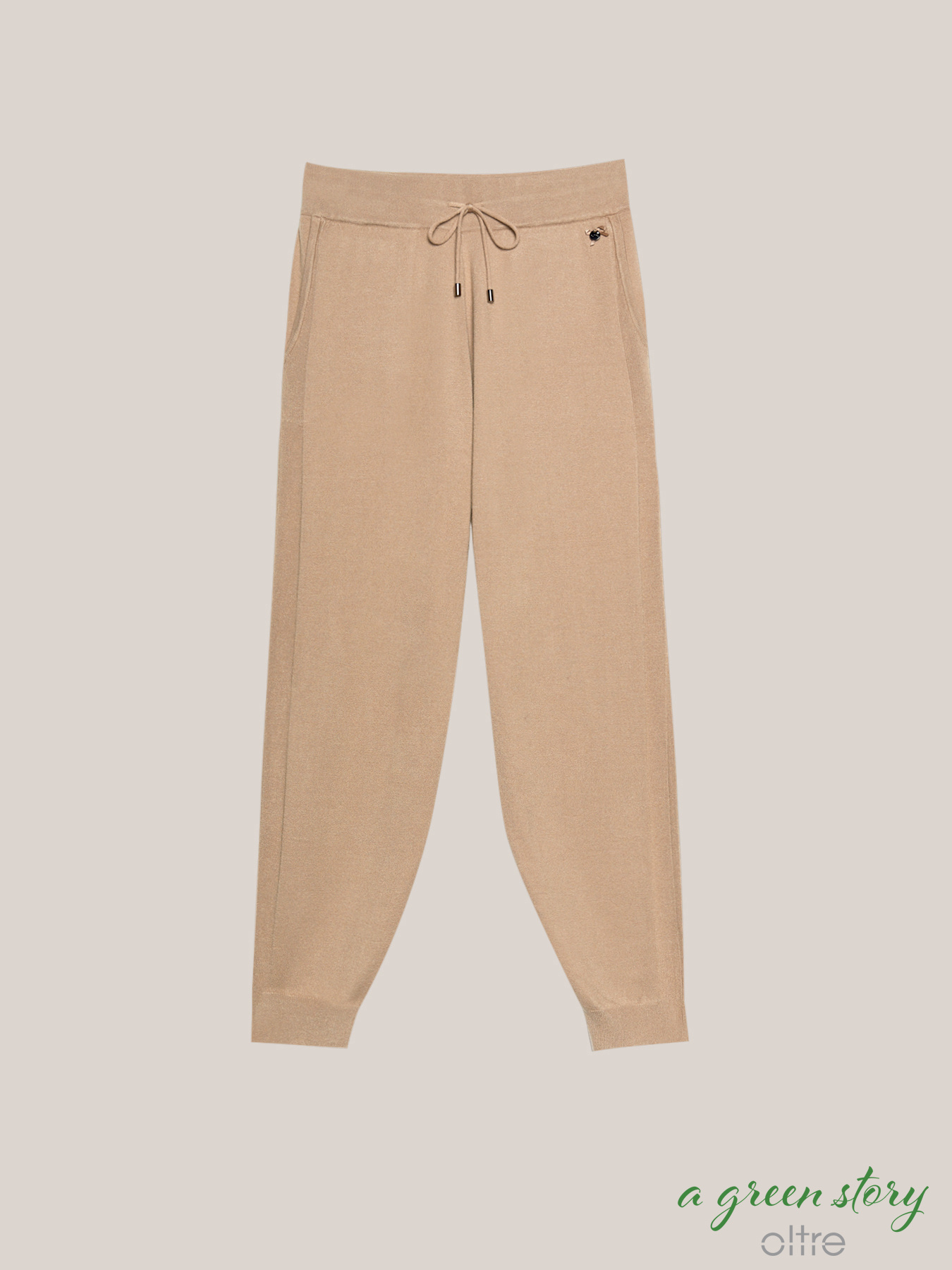 Eco-viscose knit trousers image number 3