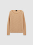 Maglia misto mohair con losanghe image number 4