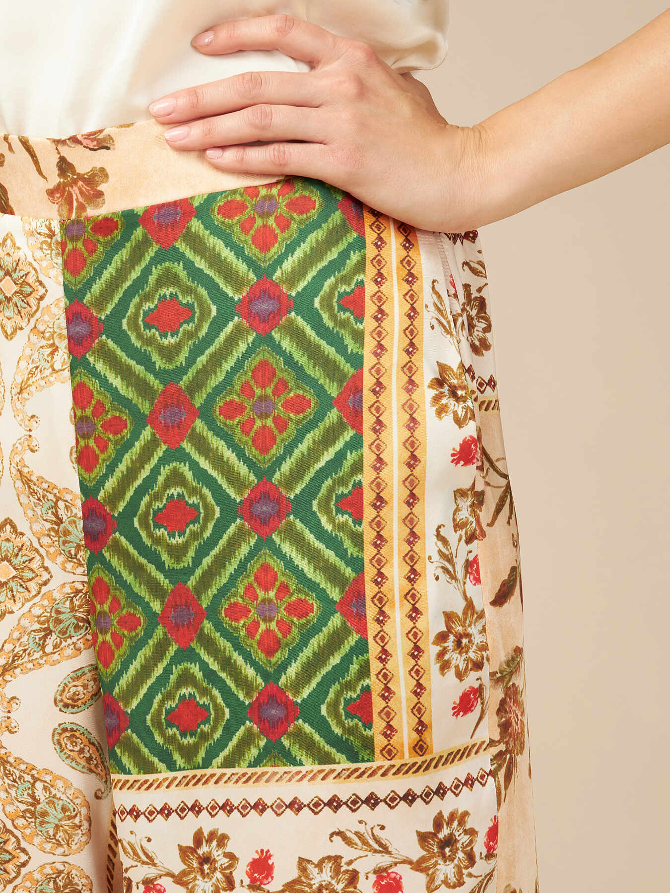 Pantaloni palazzo fantasia image number 2