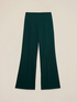 Wide-leg palazzo pants in crepe fabric image number 4