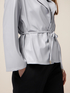Unlined jacket in coated fabric image number 2