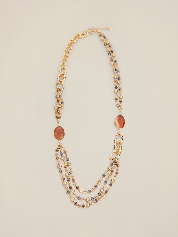 Maxi collar multihilo