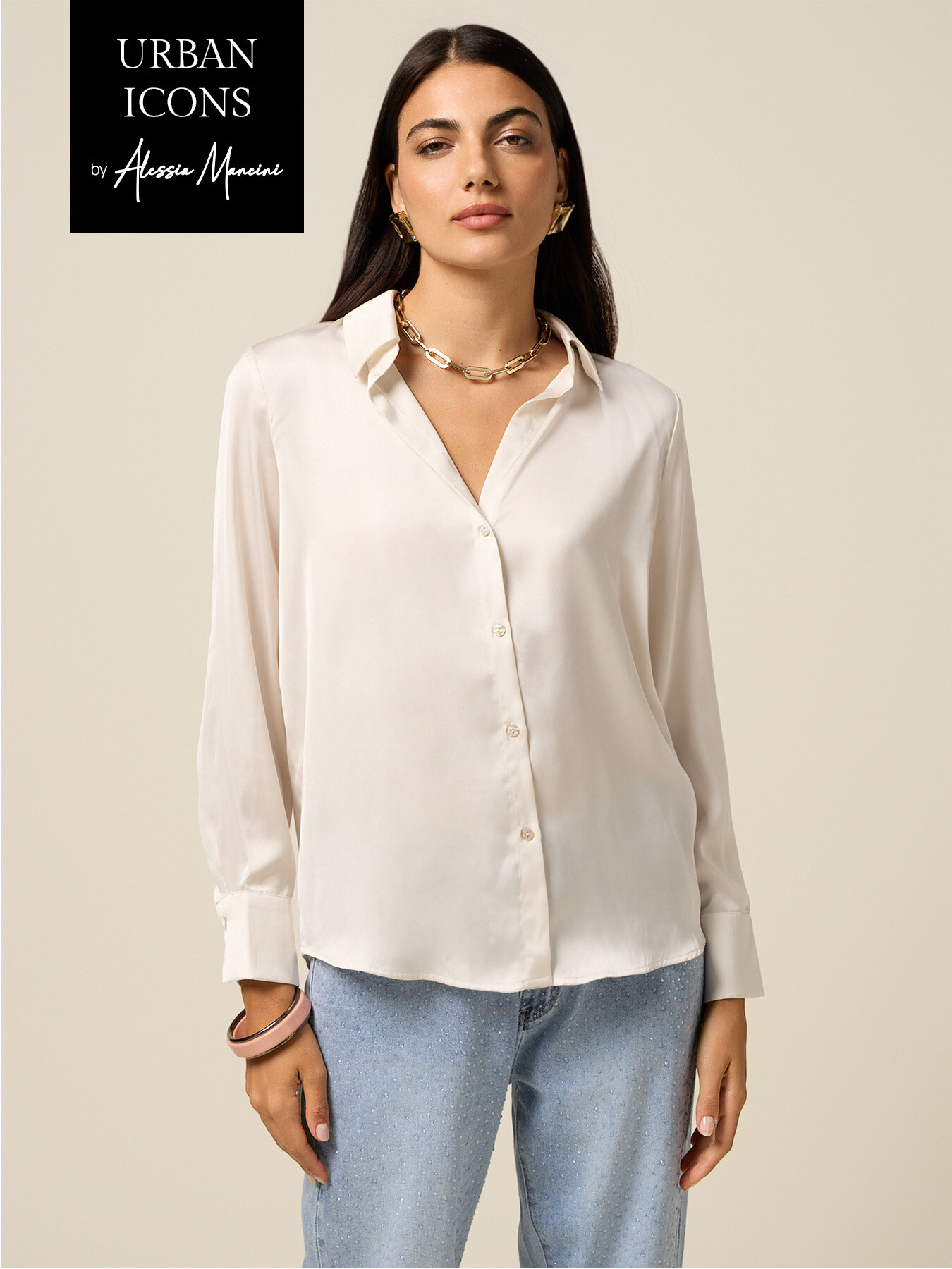 Chemise en satin image number 5