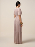 Langes Plissee-Kleid aus Lurex image number 1