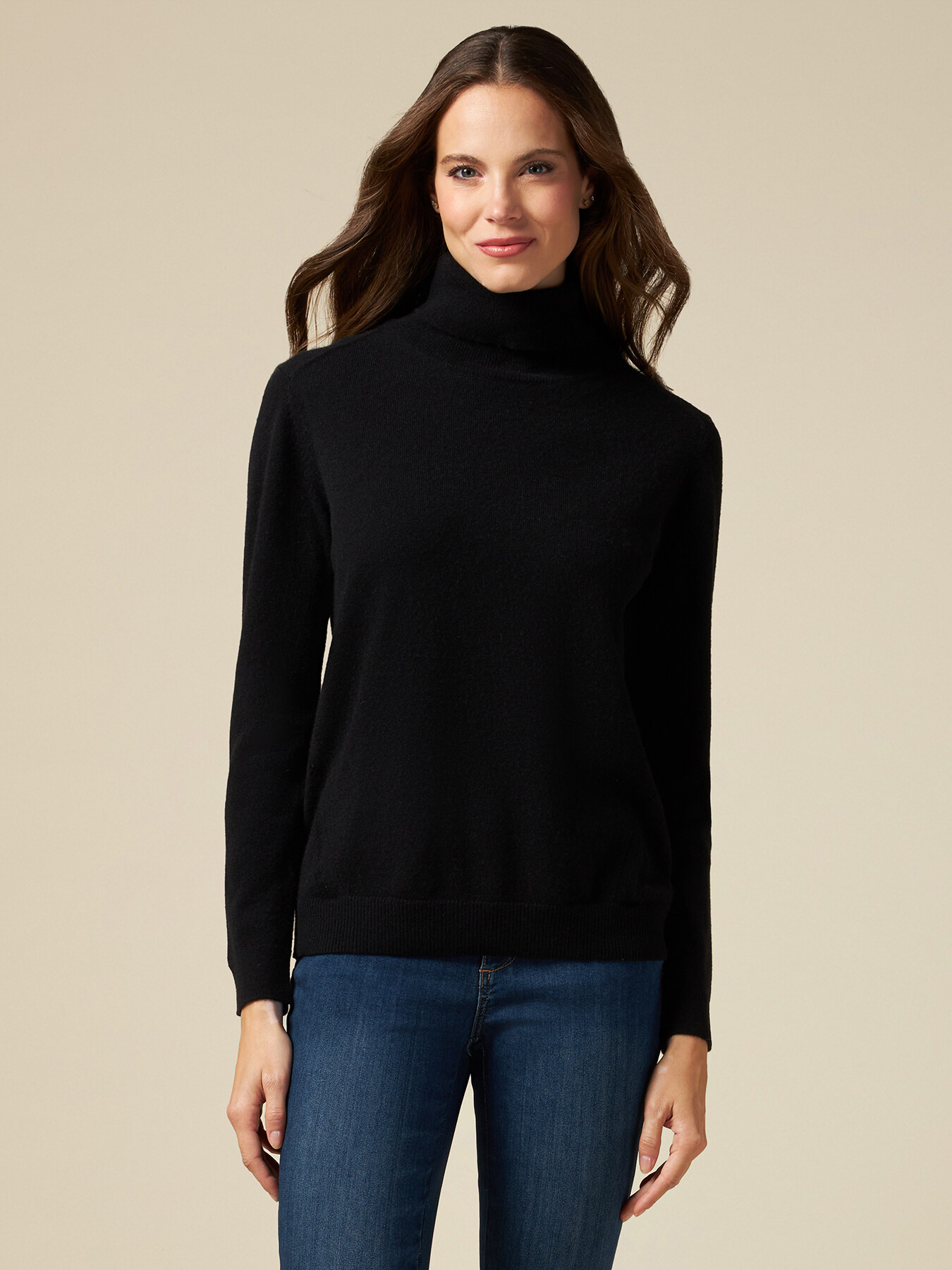 Maglia dolcevita in puro cashmere image number 0