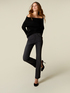 Flared Jeans mit elastischem Bund image number 0