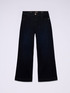 Jeans de pierna ancha en denim lavado image number 4