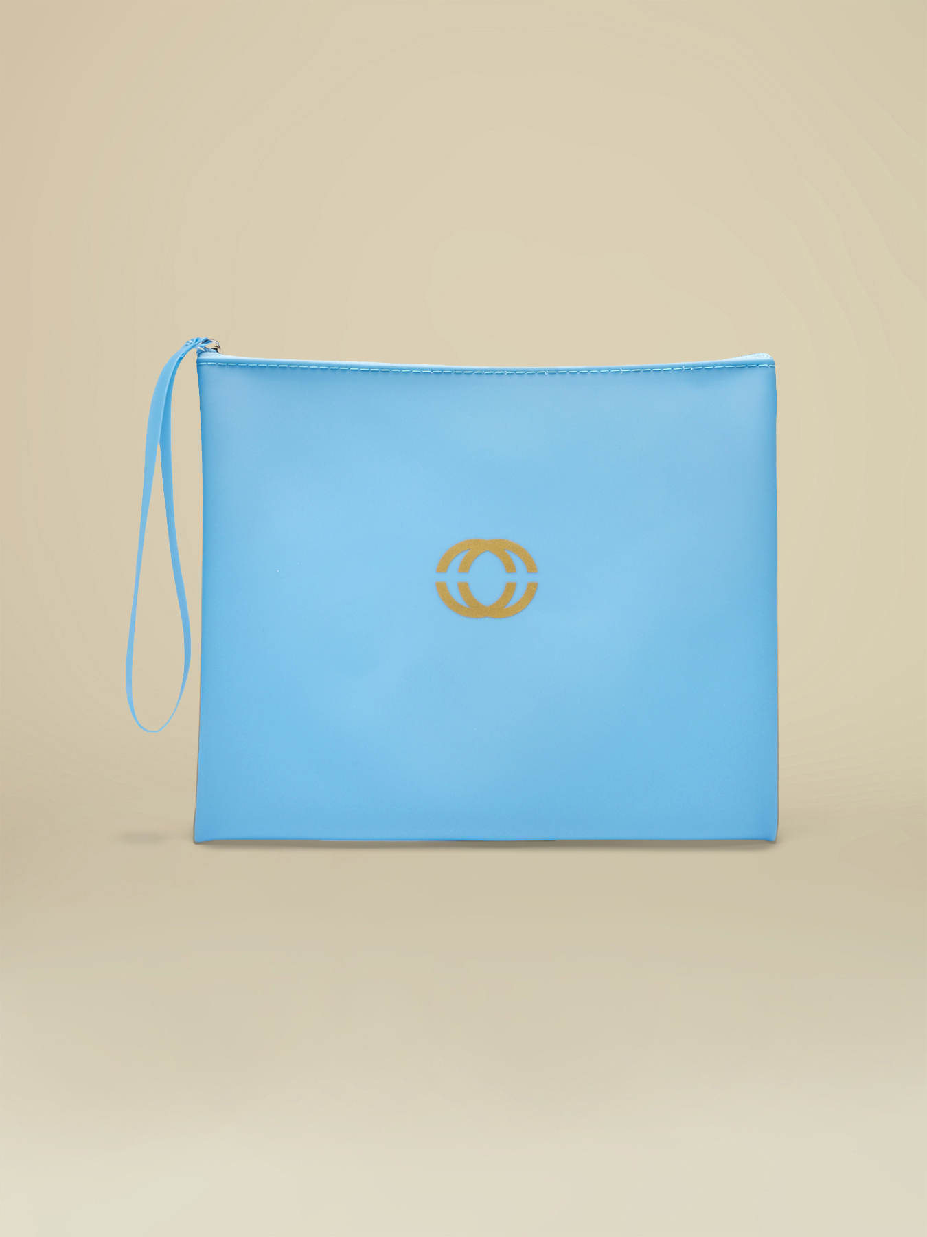 PVC-flache Tasche mit Armband image number 0