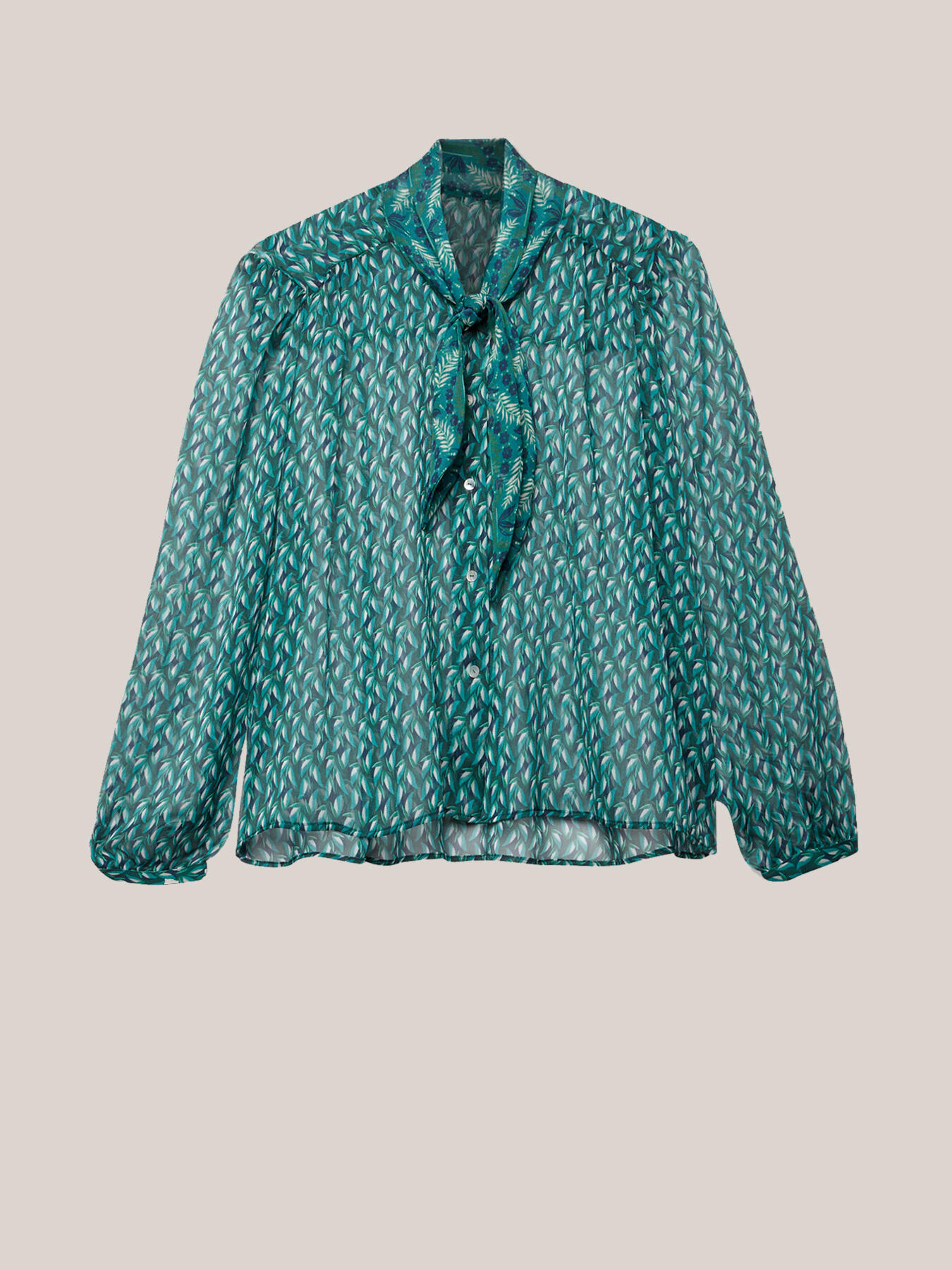 Chemise fantaisie en georgette image number 3