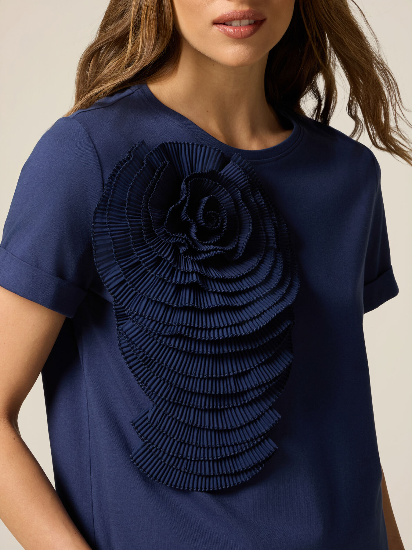 T-Shirt mit Applikation image number 2