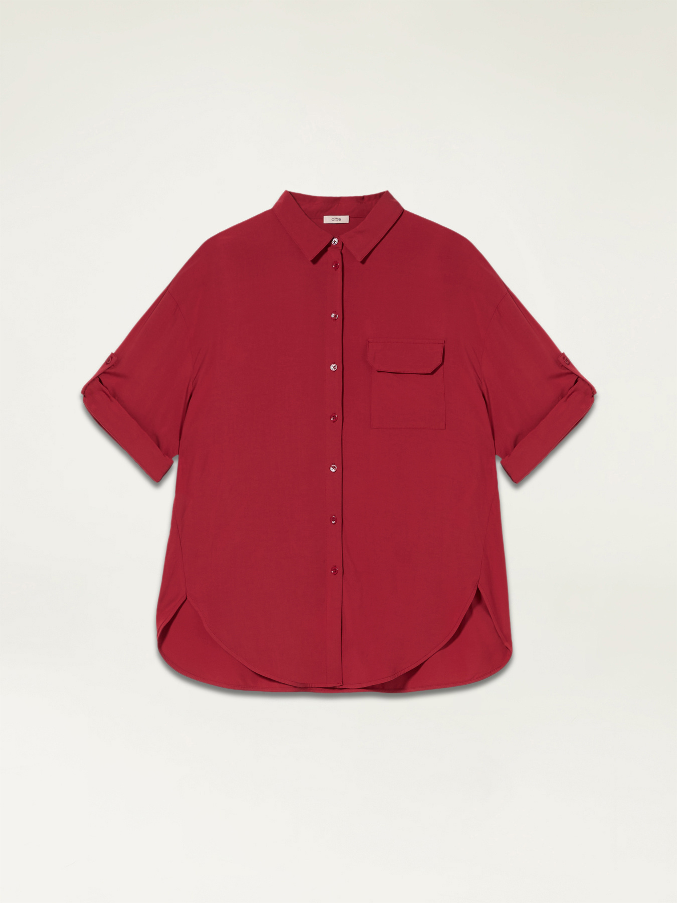 Oversized viscose shirt image number 2