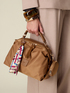 Shoulder bag with scarf, chain and mini pouch image number 0