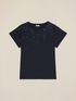 T-shirt con ricamo in castoni image number 3
