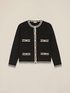 Cardigan ad effetto giacca image number 3