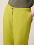 Pantaloni cropped misto lino image number 2