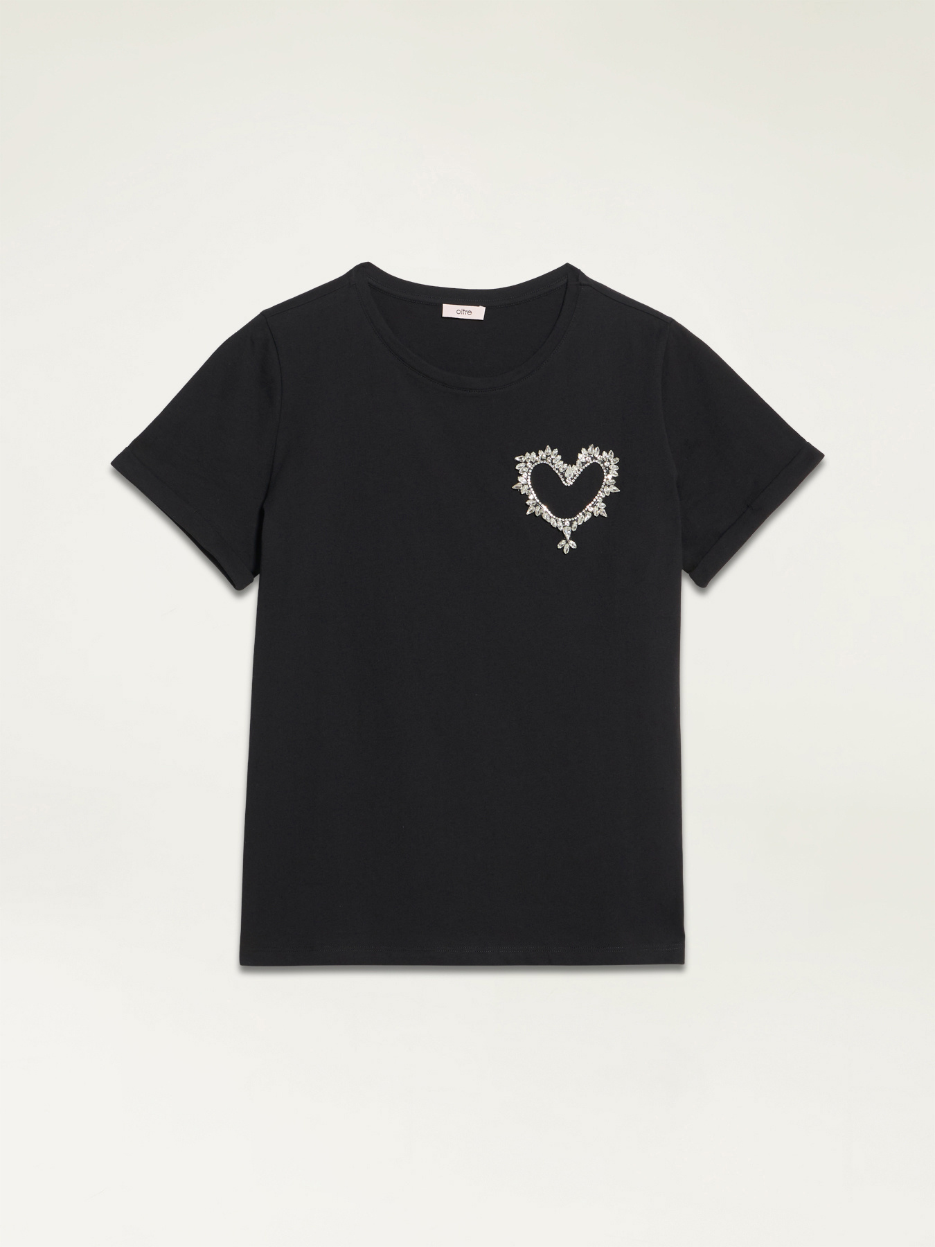 T-shirt con ricamo gioiello image number 3