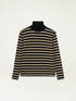 Striped turtleneck T-shirt image number 3