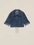 Boxy unstructured jacket in Tencel image number 3