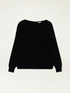 Pure wool sweater with buttons at the back image number 3