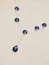 Necklace with blue stones image number 2