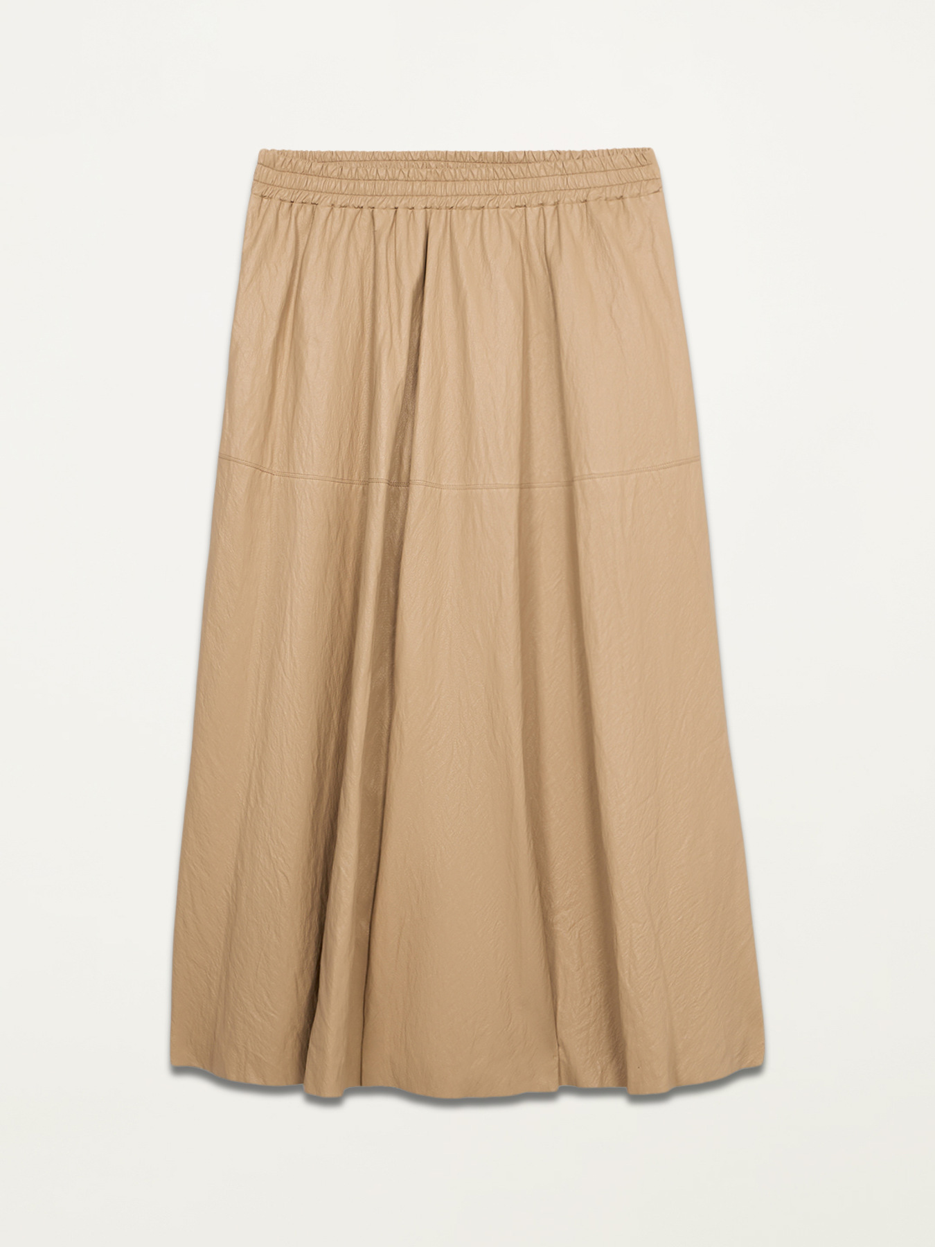 Jupe midi &eacute;vas&eacute;e image number 1