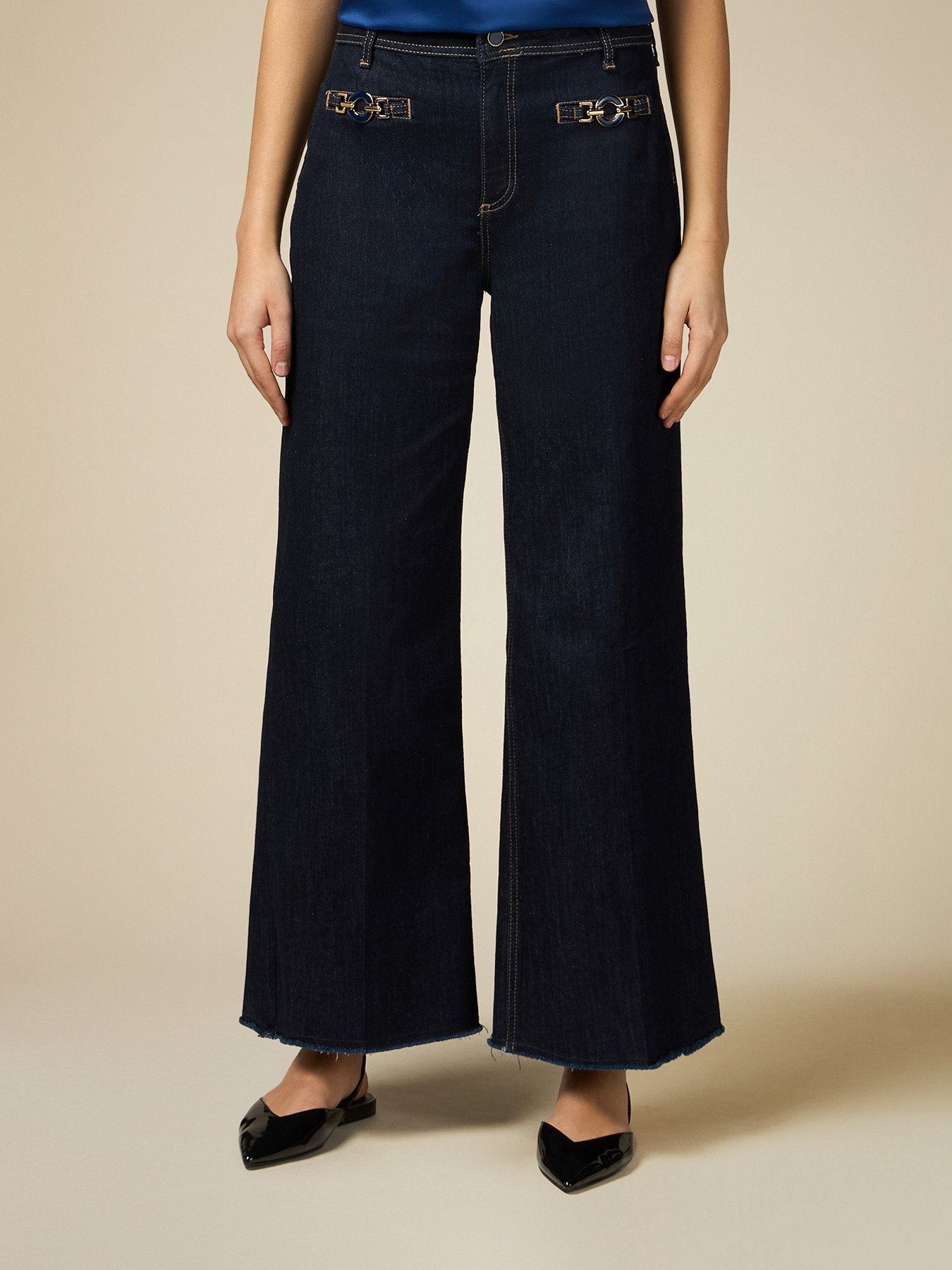 Jean large cropped respectueux de l&rsquo;environnement image number 3