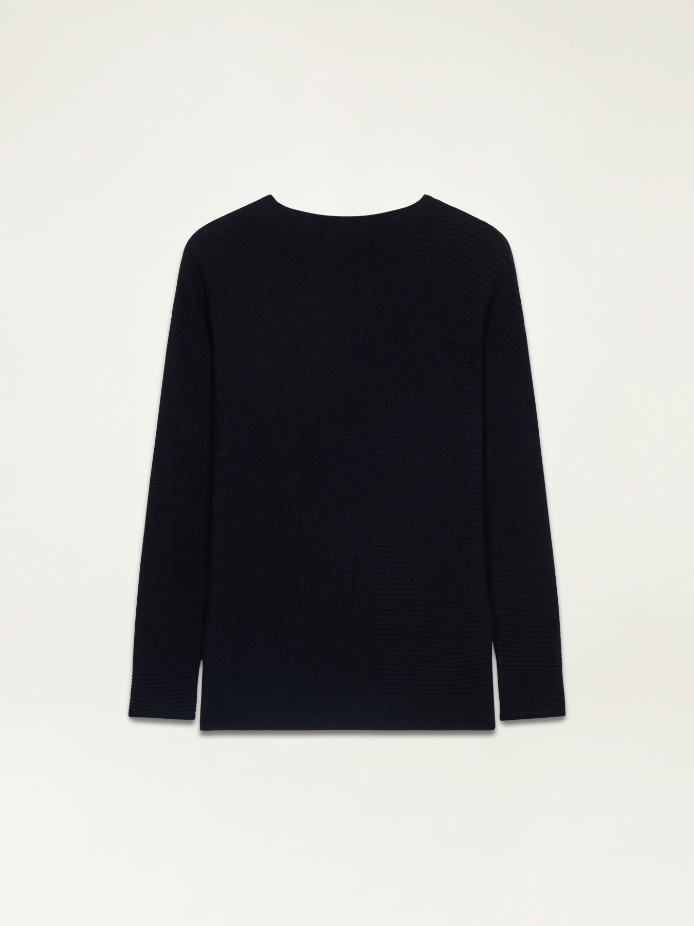 Cashmere blend ribbed turtleneck sweater image number 3