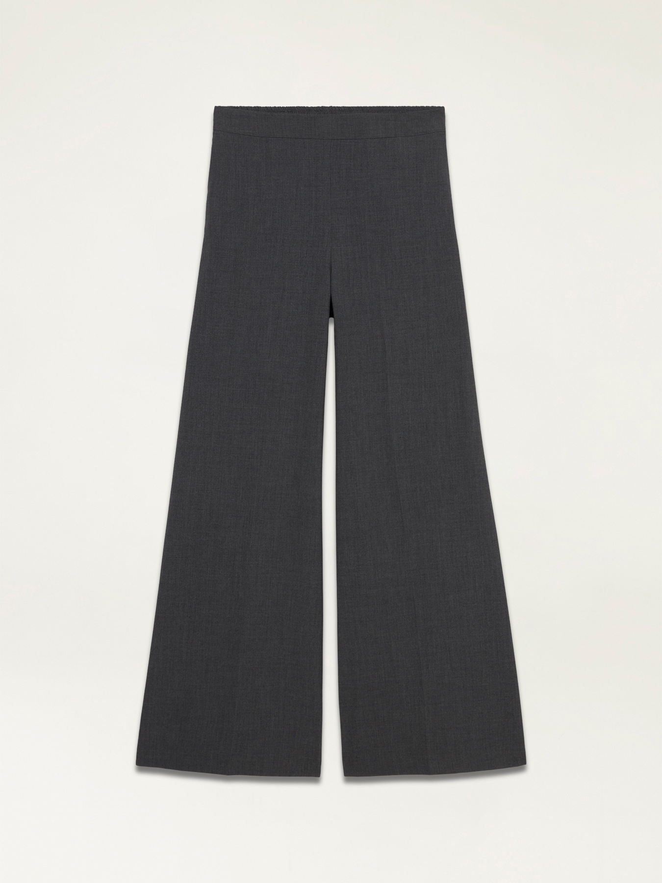Pantaloni wide leg in flanella image number 4