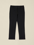 Pantaloni cropped in tessuto cr&ecirc;pe image number 4