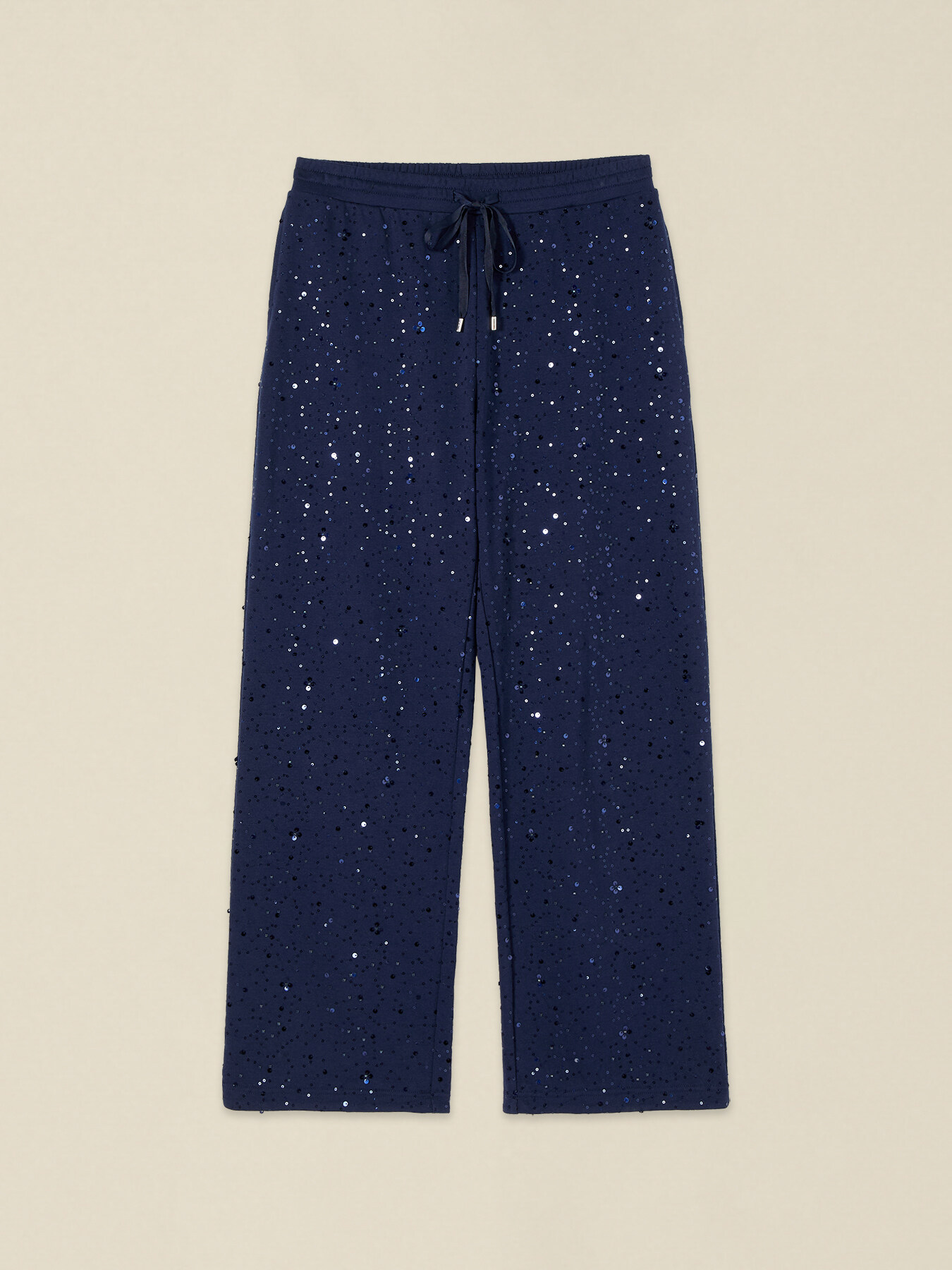 Joggers in sweatshirt fabric with sequins image number 4