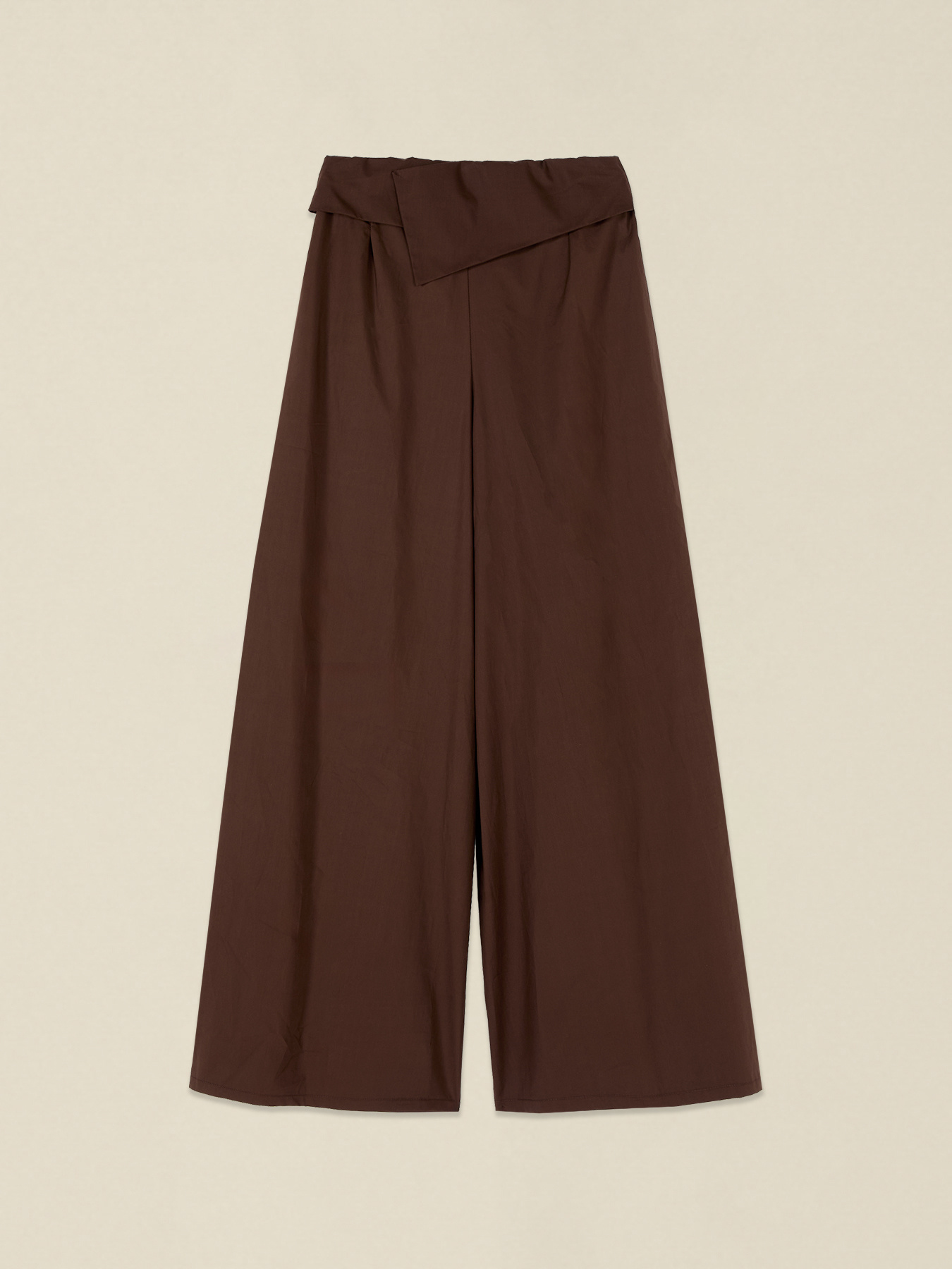 Wide leg trousers with waistband image number 4