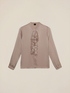 Camicia in raso con volant image number 3