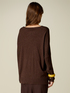 Oversized lurex wool-blend sweater image number 1