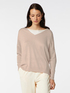 Lurex sweater with v-neck image number 0