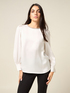Bluse aus Satin mit Schmuckdetail image number 0