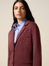 Scuba fabric jacket with appliqu&eacute;s image number 2