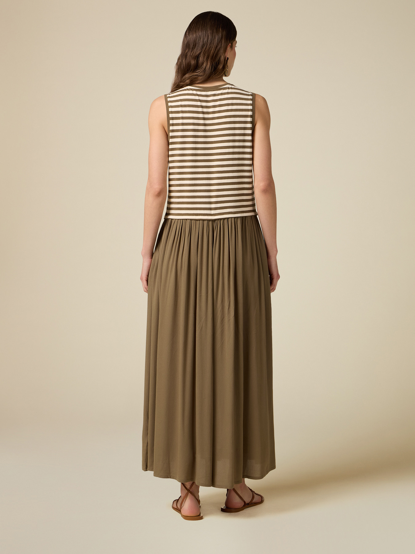 Vestito lungo smanicato image number 2