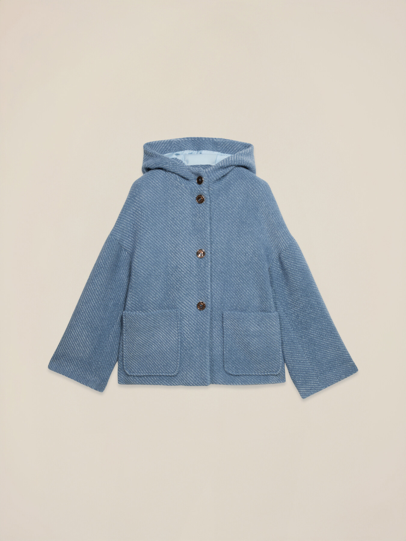 Short coat in knitted fabric image number 3