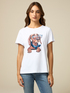 T-Shirt mit Aufdruck und Applikationen image number 0