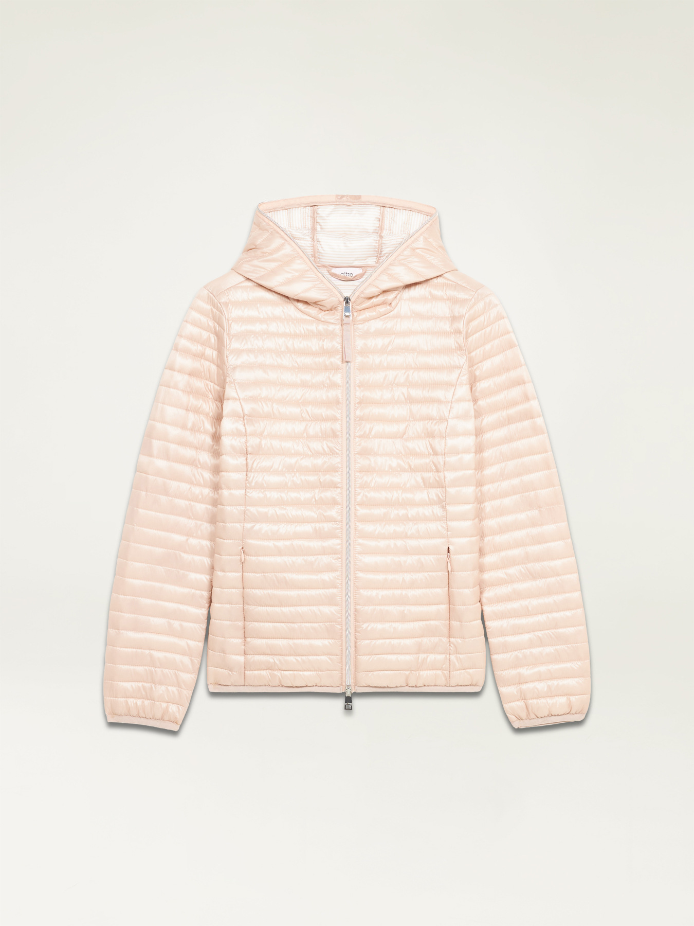 Lightweight down jacket with striped lining image number 3