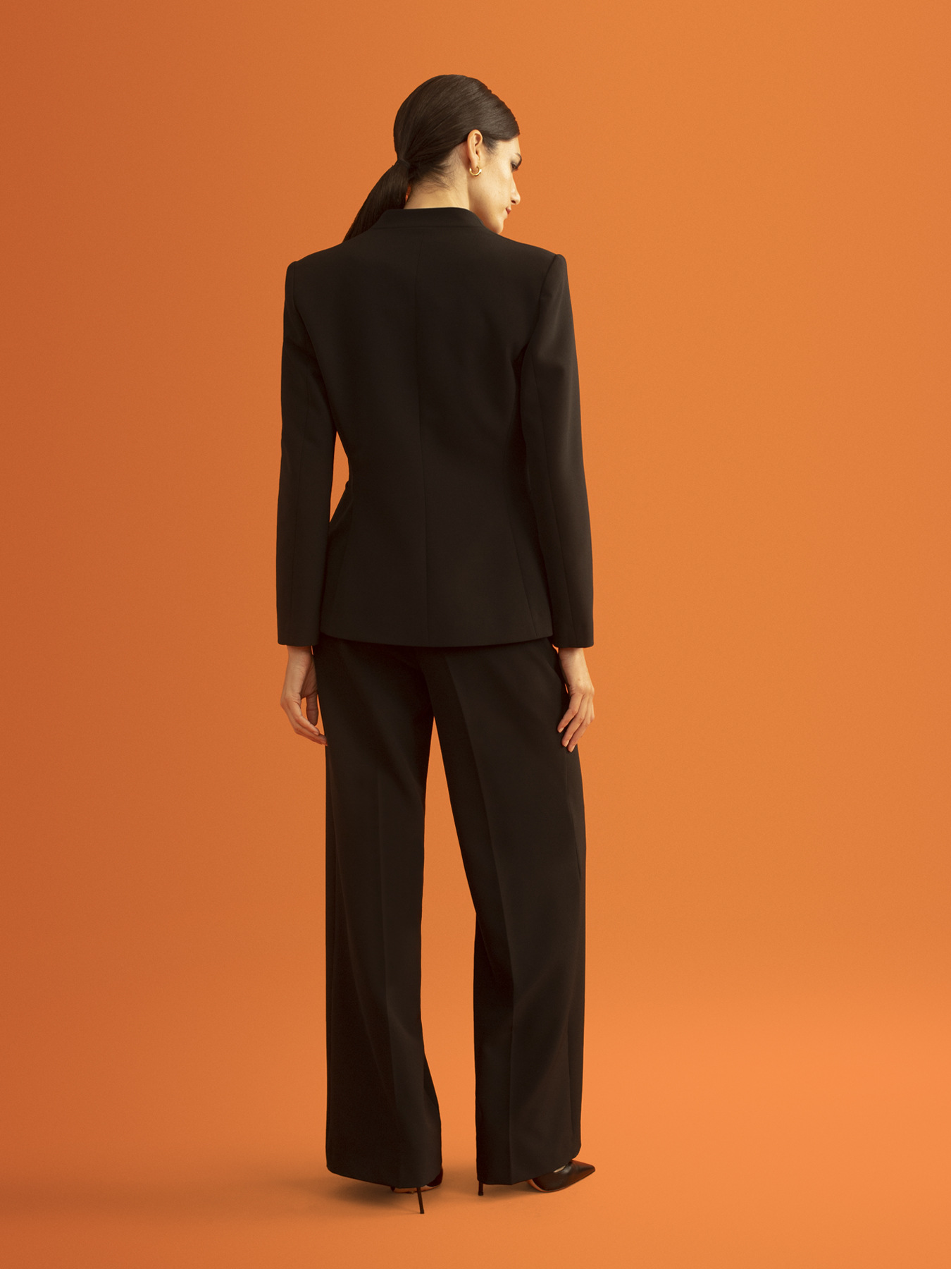 Blazer in tessuto stretch image number 1