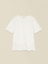 Cotton t-shirt with lace trim image number 3