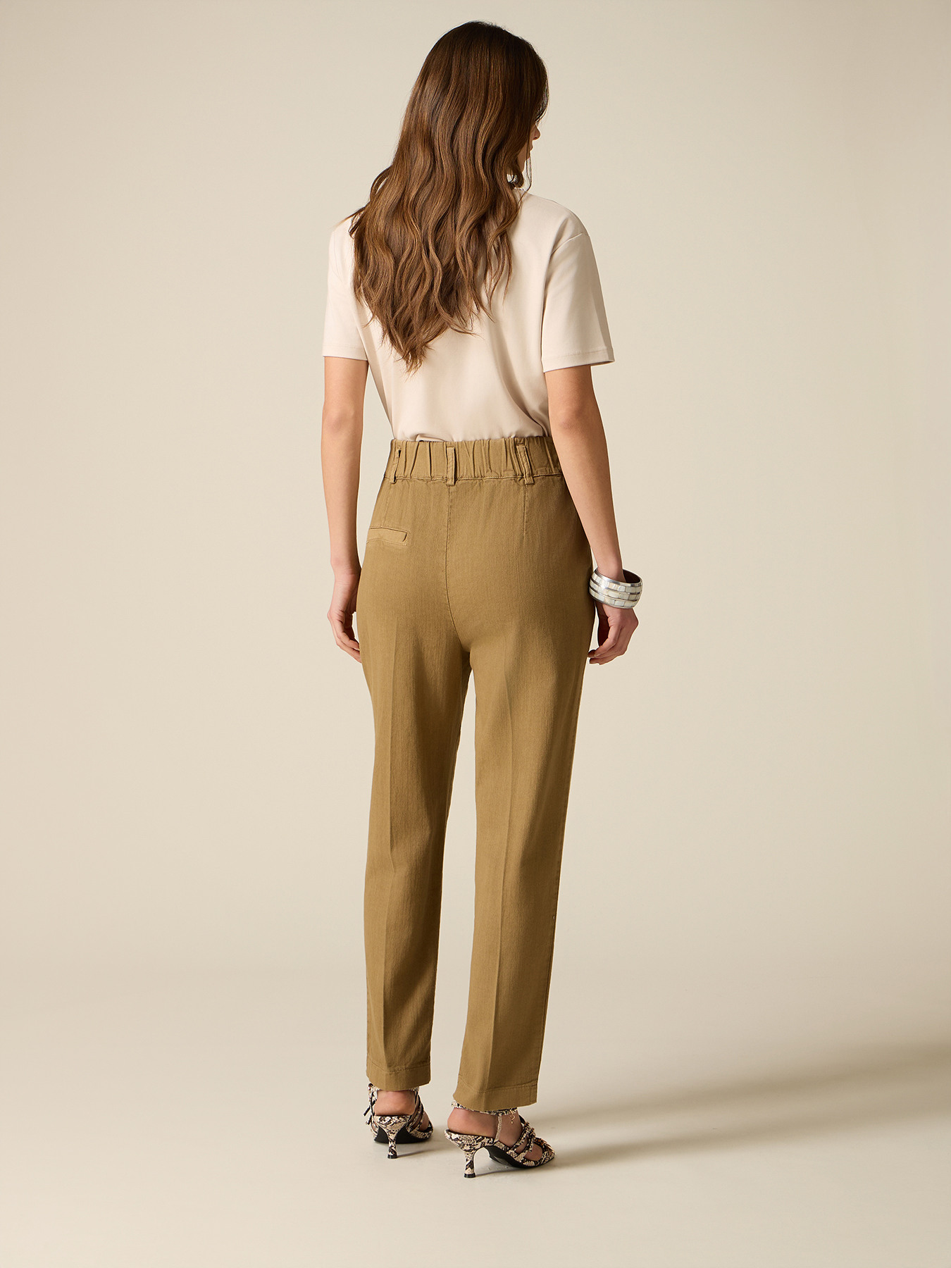 Baggy paperbag pants image number 1