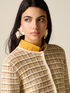 Cardigan misto cotone con frange image number 2