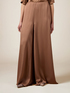 Pantalones palazzo de sat&eacute;n image number 3