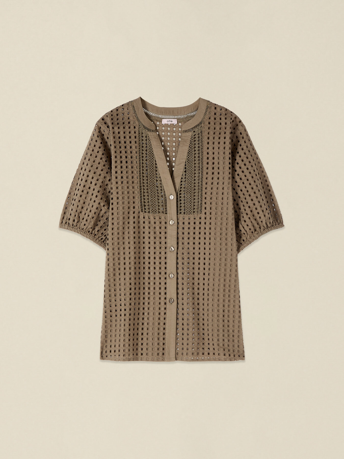 Chemise en coton ajour&eacute; image number 3