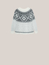Jacquard-Pullover aus Wollgemisch image number 3