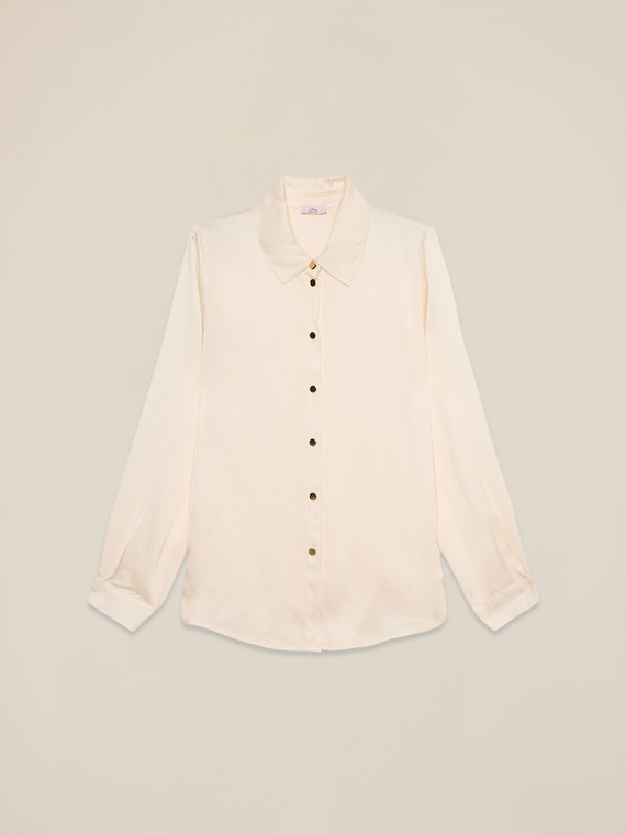 Viscose satin shirt