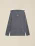 Hooded sweater with micro sequins image number 3