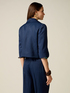 Blazer court en m&eacute;lange de lin image number 1